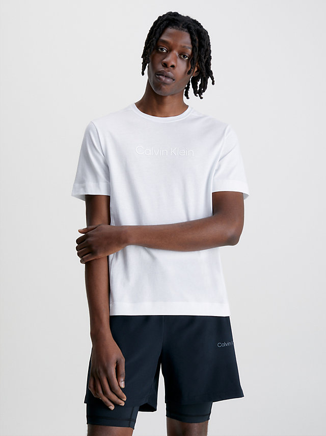 Bright White Gym T-Shirt undefined men Calvin Klein