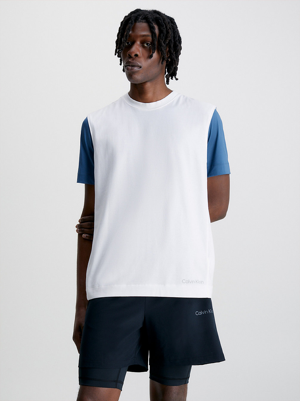 BRIGHT WHITE > Koszulka Bez Rękawów > undefined Mężczyźni - Calvin Klein