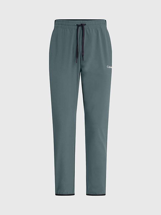 green stretch joggers for men ck performance