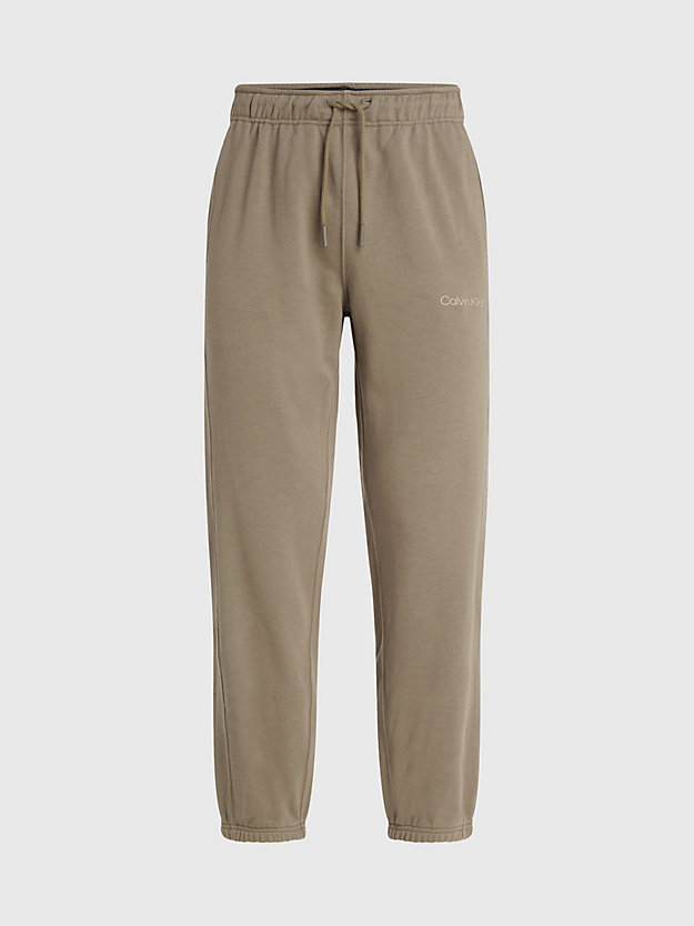 GRAY OLIVE Cotton Terry Joggers for men CK PERFORMANCE