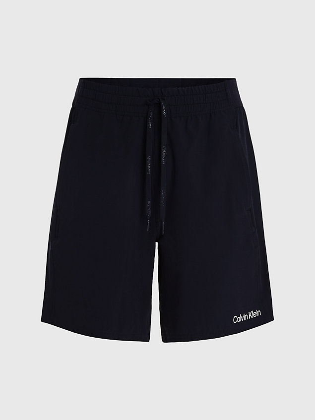 black quick-dry gym shorts for men ck performance