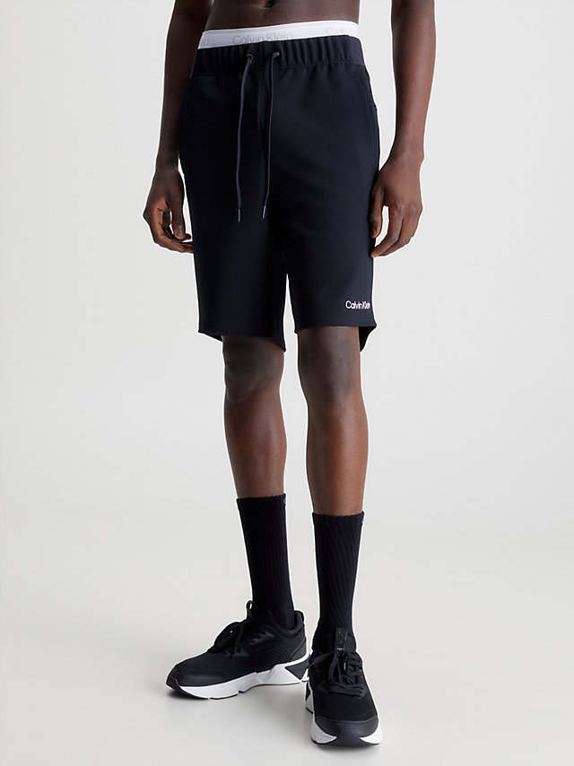 Black Beauty Textured Gym Shorts undefined men Calvin Klein
