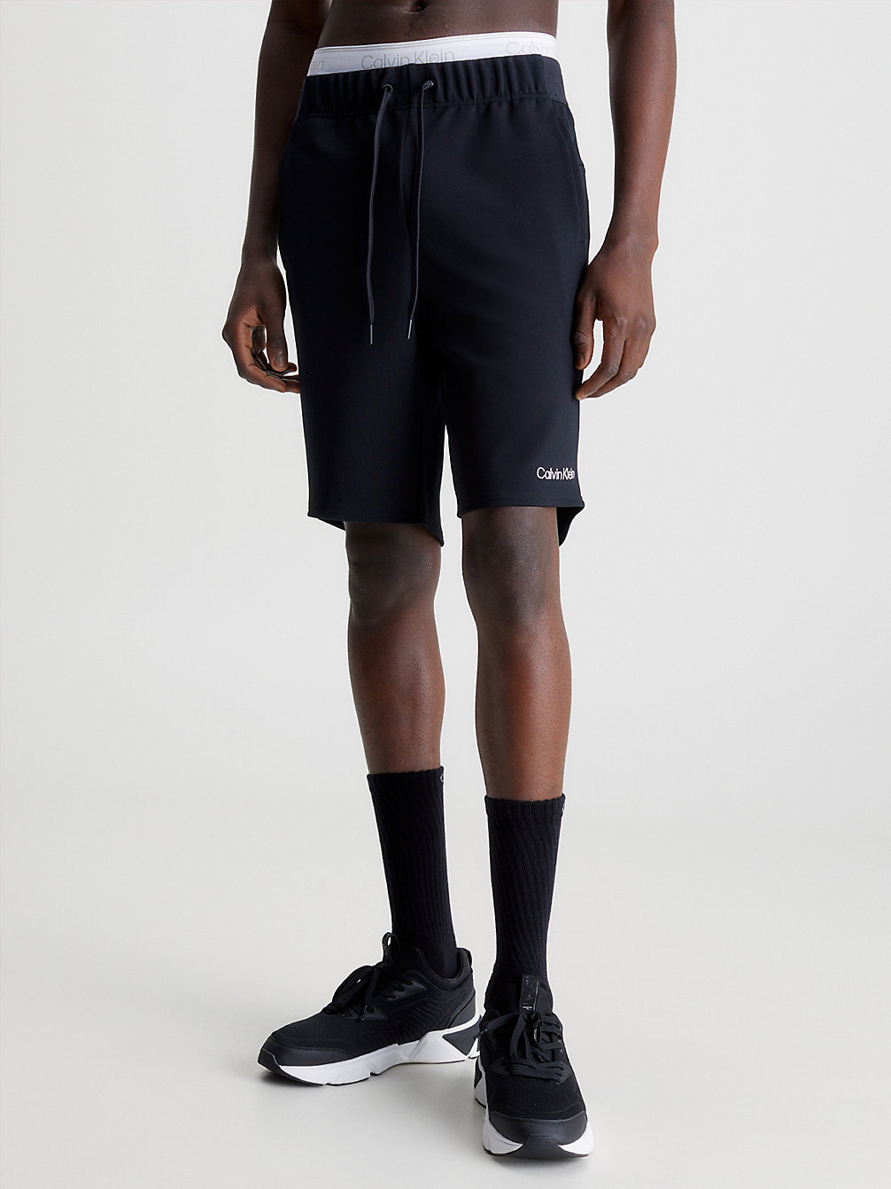 BLACK BEAUTY > Textured Gym Shorts > undefined женщины - Calvin Klein