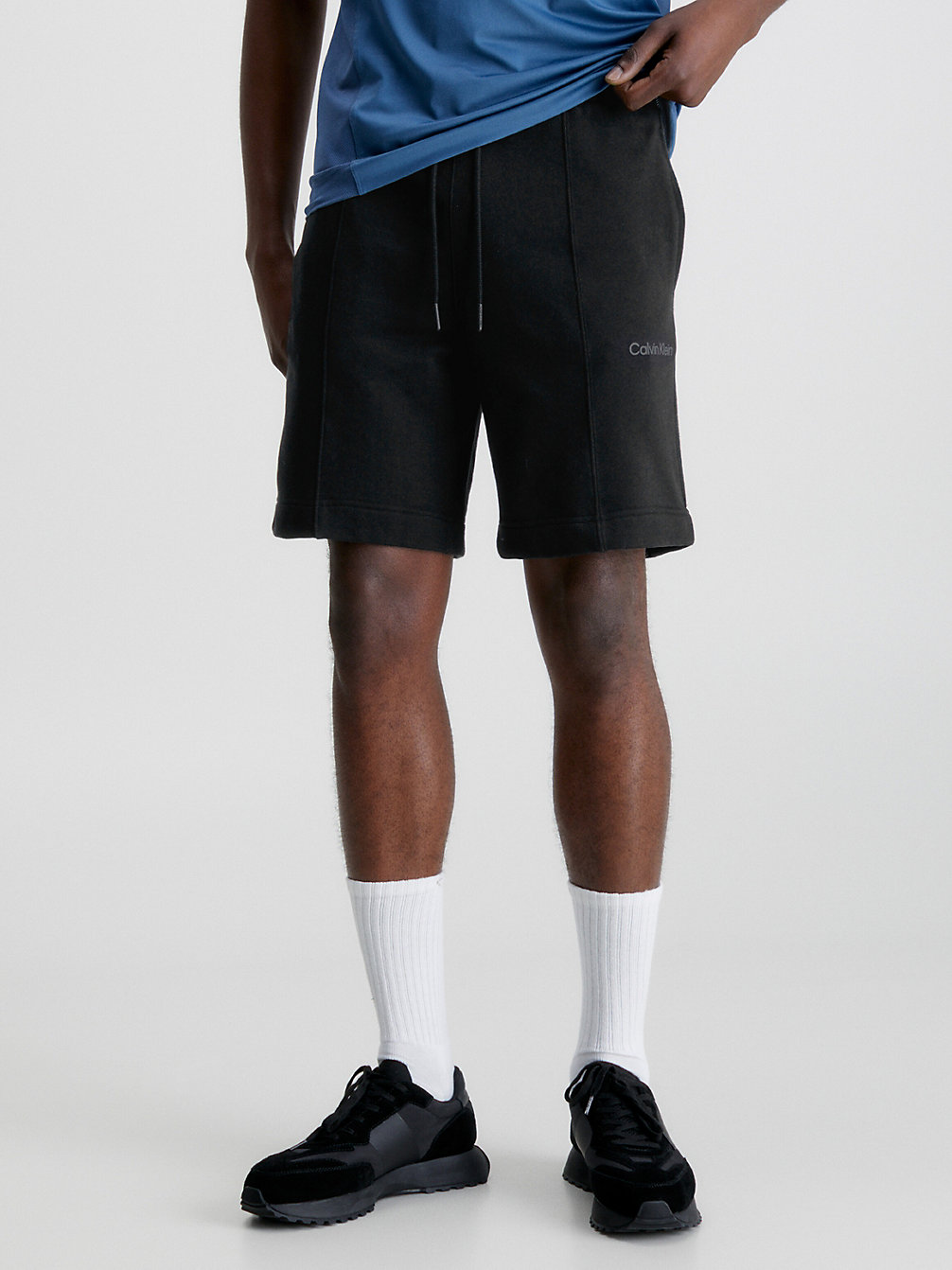 BLACK BEAUTY Cotton Terry Gym Shorts undefined men Calvin Klein