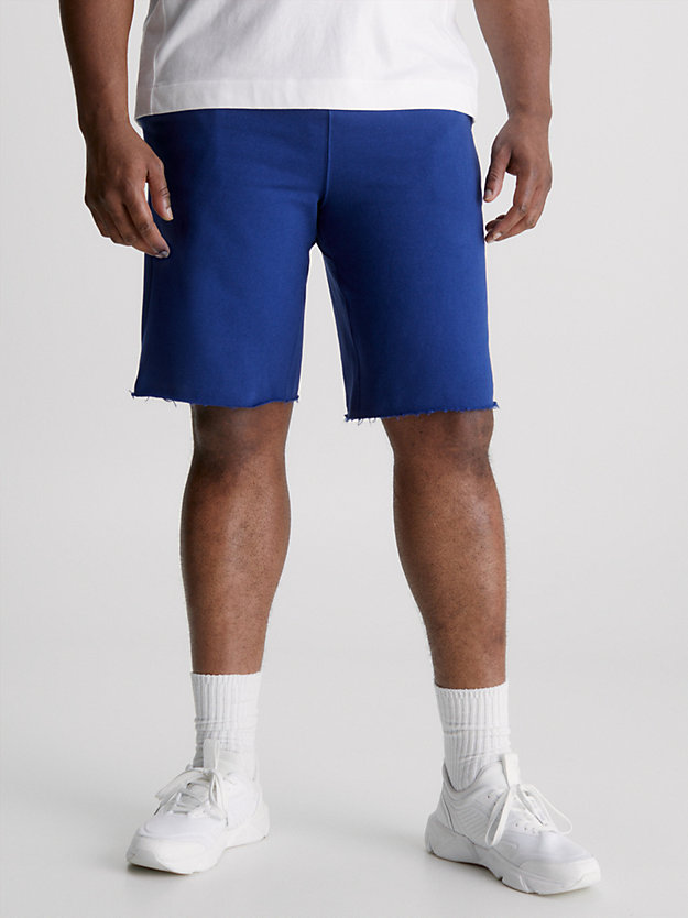 BLUE DEPTHS Cotton Terry Gym Shorts for men CK PERFORMANCE
