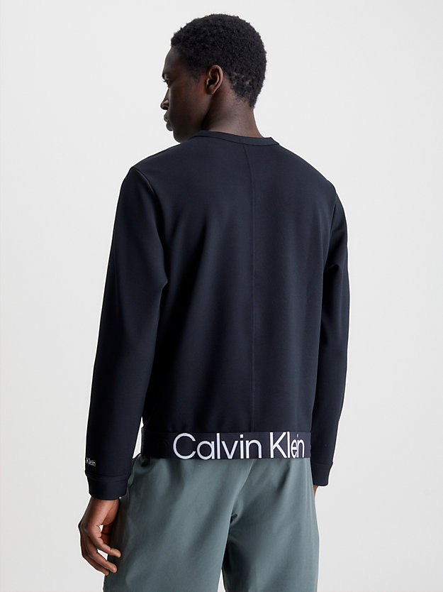 BLACK BEAUTY Sweatshirt mit Twill-Struktur für Herren CK PERFORMANCE