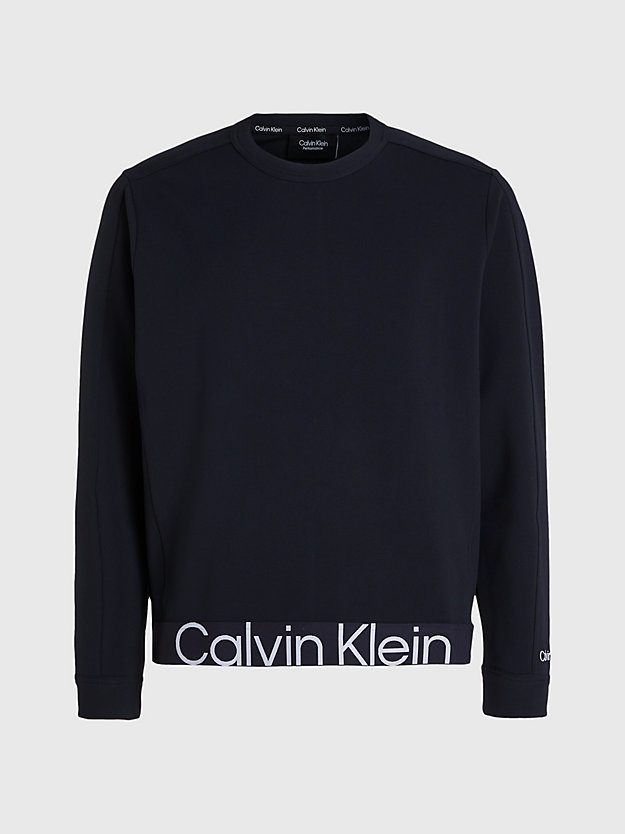BLACK BEAUTY Sweatshirt mit Twill-Struktur für Herren CK PERFORMANCE