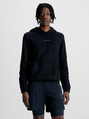 Cotton Terry Hoodie Calvin Klein®