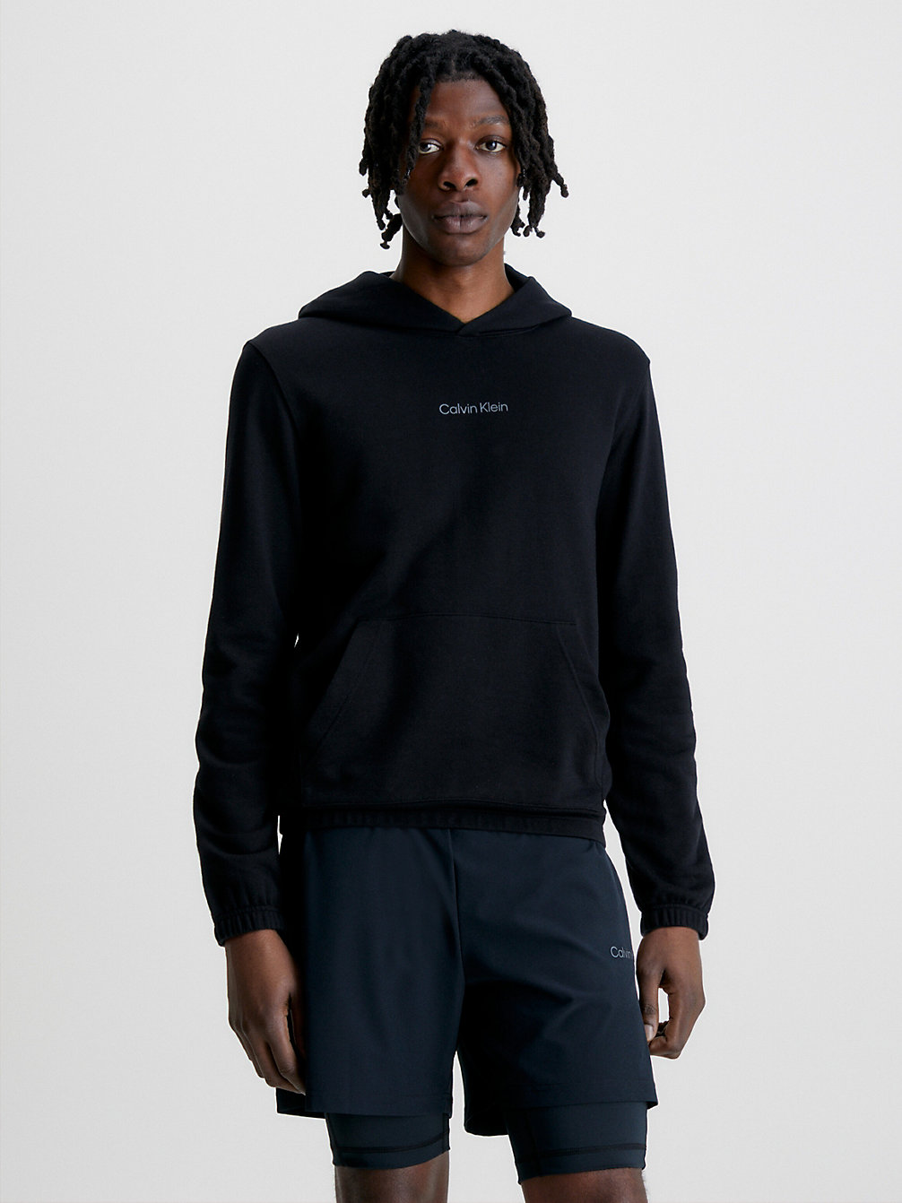 BLACK BEAUTY Sweat-Shirt À Capuche En Tissu Éponge De Coton undefined hommes Calvin Klein