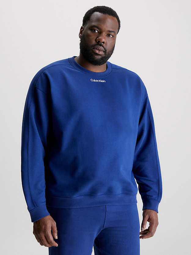BLUE DEPTHS Cotton Terry Sweatshirt for men CK PERFORMANCE