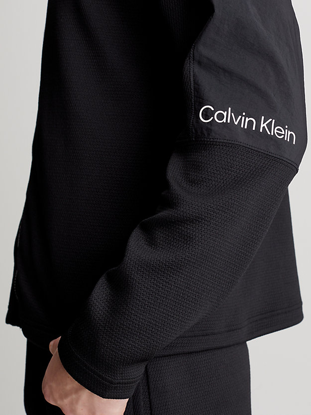 black beauty jacquard zip up hoodie for men 