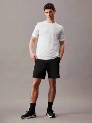 brilliant white gym t-shirt for men ck sport