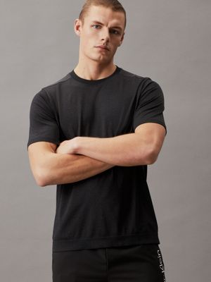 black gym t-shirt for men ck sport