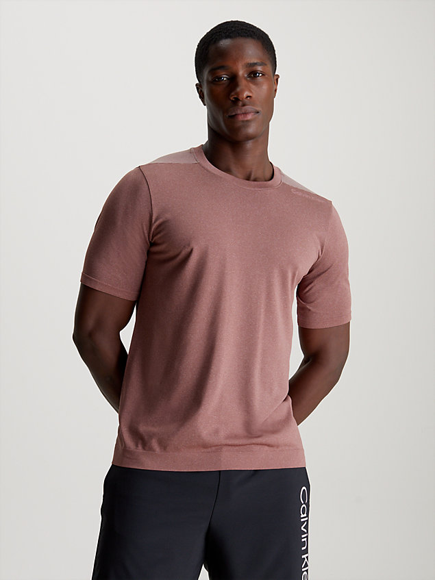 pink gym t-shirt for men 