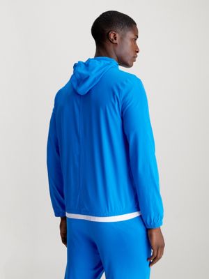 lapis blue ripstop windbreaker for men ck sport