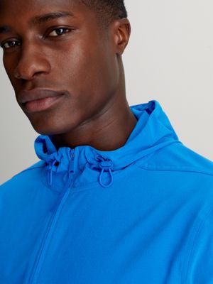 Calvin klein men's on sale ripstop hooded windbreaker