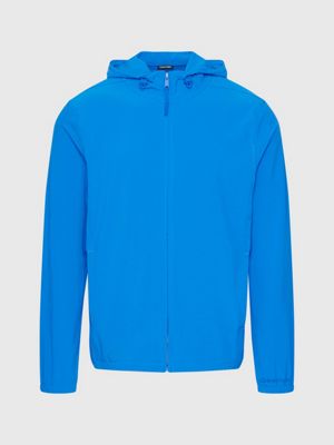 Calvin klein men's ripstop cheap hooded windbreaker