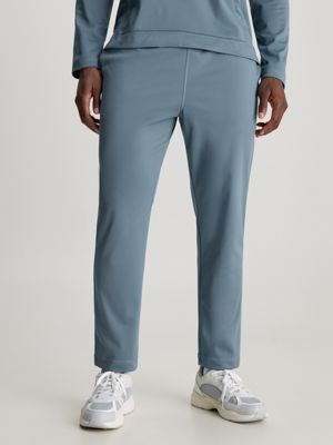 Jogging en denim CROPPED ciel à taille élastiquée Homme