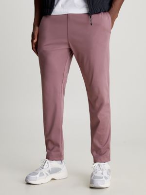 Pink calvin klein joggers hot sale