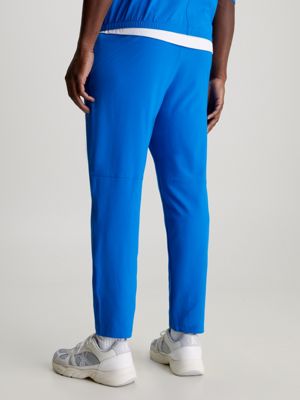 lapis blue ripstop tracksuit bottoms for men ck sport