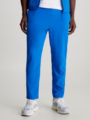 blue ripstop tracksuit bottoms for men ck sport