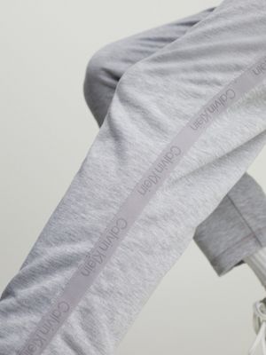 grey heather french terry joggers for men ck sport