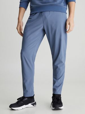 blue logo joggers for men ck sport