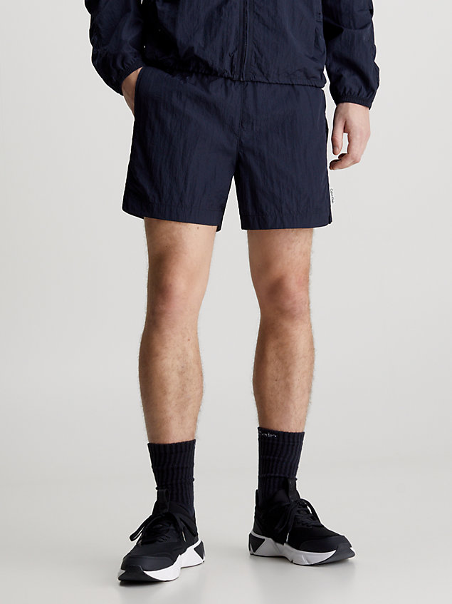shorts deportivos con cinturilla doble black de hombres 