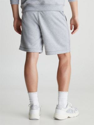grey french terry gym shorts for men ck sport