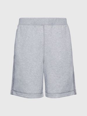 grey heather french terry gym shorts for men ck sport