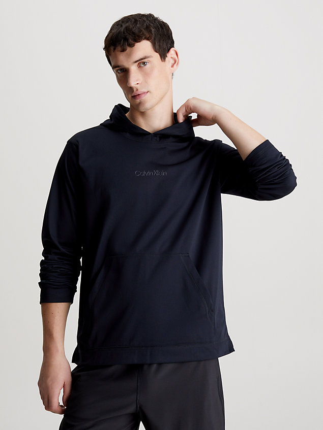 sweat-shirt à capuche avec logo black pour hommes 