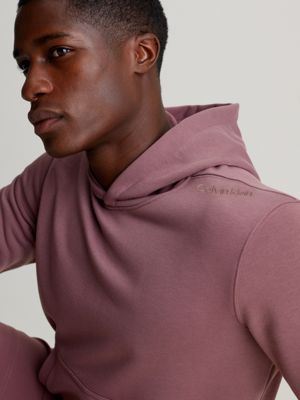 Pink calvin klein online hoodie mens