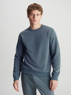 Sweatshirt à manches longues Homme - Bleu Calvin Klein Underwear en coton