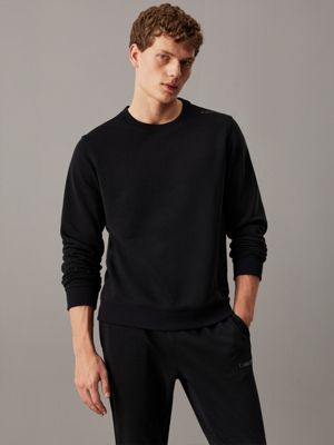 black french terry sweatshirt for men ck sport