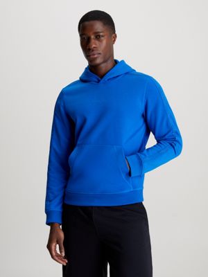 Calvin klein blue deals hoodie