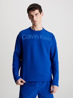 Calvin klein blue sweatshirt online