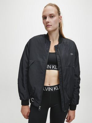 calvin klein padded bomber jacket