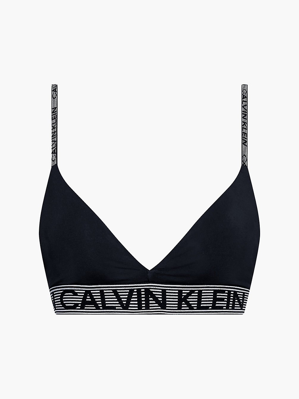 CK BLACK / BRIGHT WHITE Brassière De Sport Faibles Impacts undefined femmes Calvin Klein