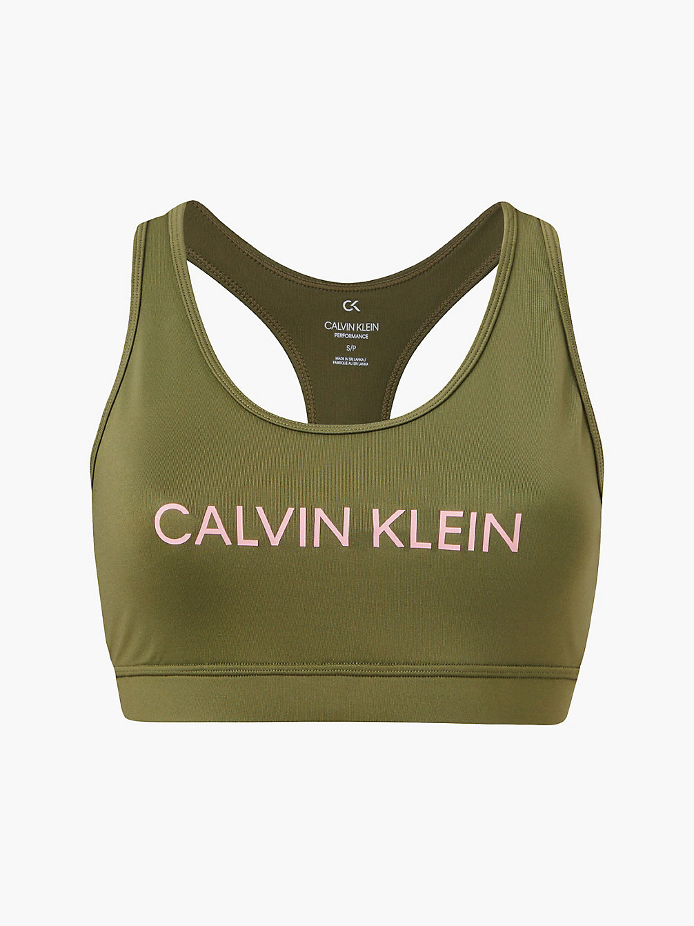 CAPULET OLIVE/ROSE QUARTZ > Biustonosz Sportowy Do Ćwiczeń O Średniej Intensywności > undefined Kobiety - Calvin Klein