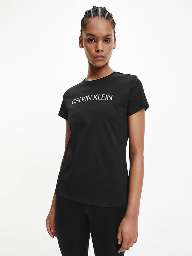 CK Black T-Shirt De Sport Avec Logo undefined femmes Calvin Klein