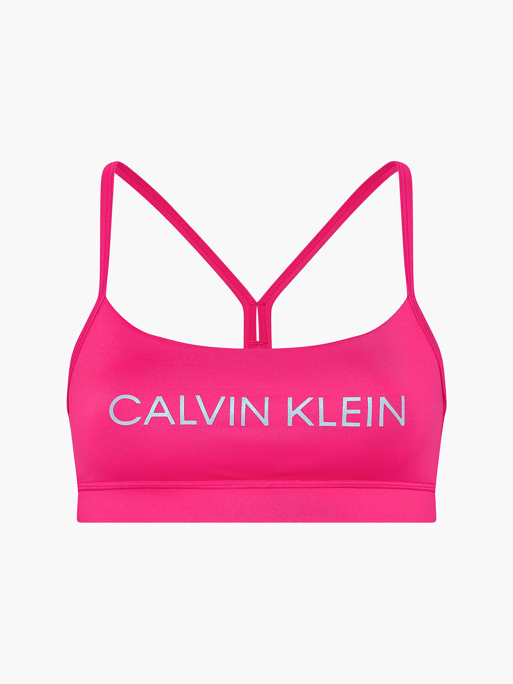 Beetroot Purple Low Impact Sports Bra undefined women Calvin Klein