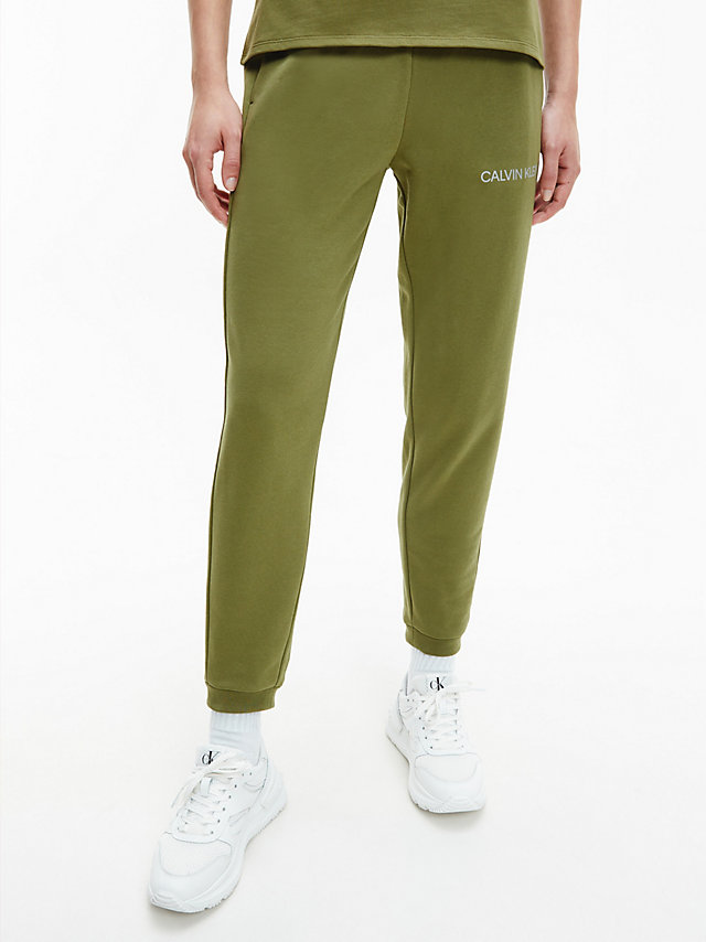 Capulet Olive Cotton Terry Joggers undefined women Calvin Klein