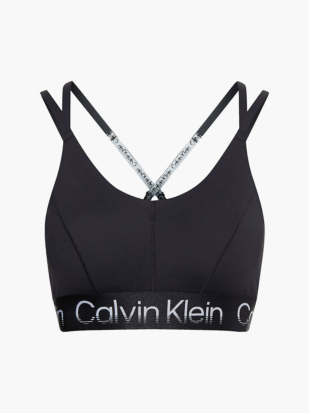 BLACK BEAUTY Gerecyclede High-Impact Sportbh undefined dames Calvin Klein
