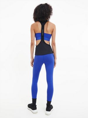 black beauty recycled polyester gym tank top for women ck performance