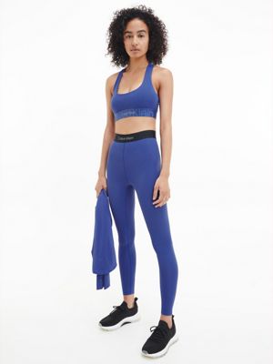 CLEMATIS BLUE Recycled Medium Impact Sports Bra for women CK PERFORMANCE