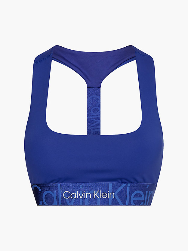CLEMATIS BLUE Recycled Medium Impact Sports Bra for women CK PERFORMANCE