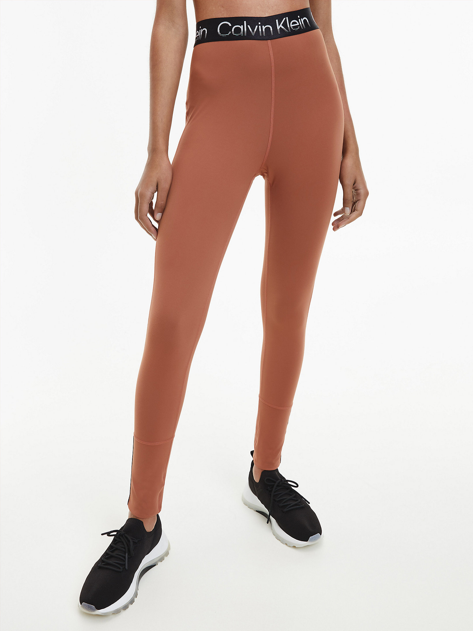 Russet Recycled 7/8 Gym Leggings undefined women Calvin Klein