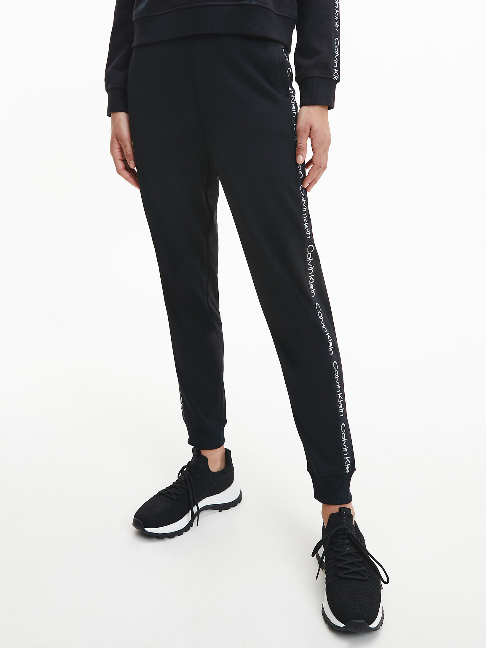 Black Beauty Pantalon De Jogging En Polaire undefined femmes Calvin Klein