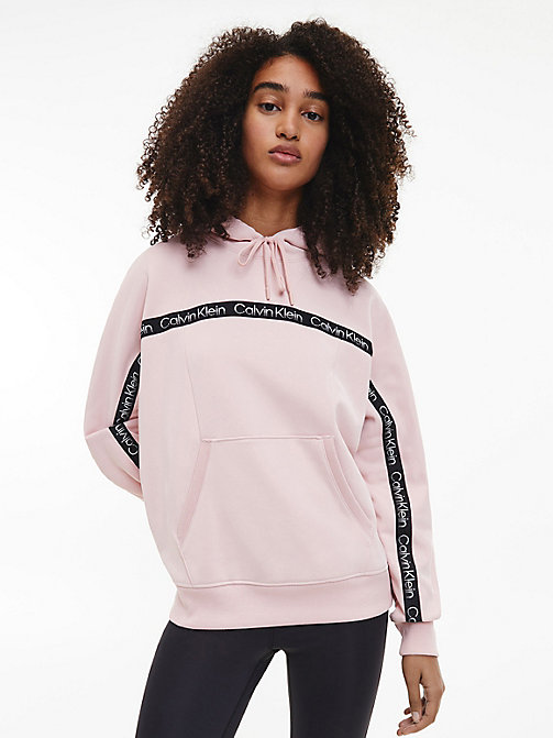 Calvin Klein Sweatshirt in Pink Damen Bekleidung Sport- Training und Fitnesskleidung Hoodies 