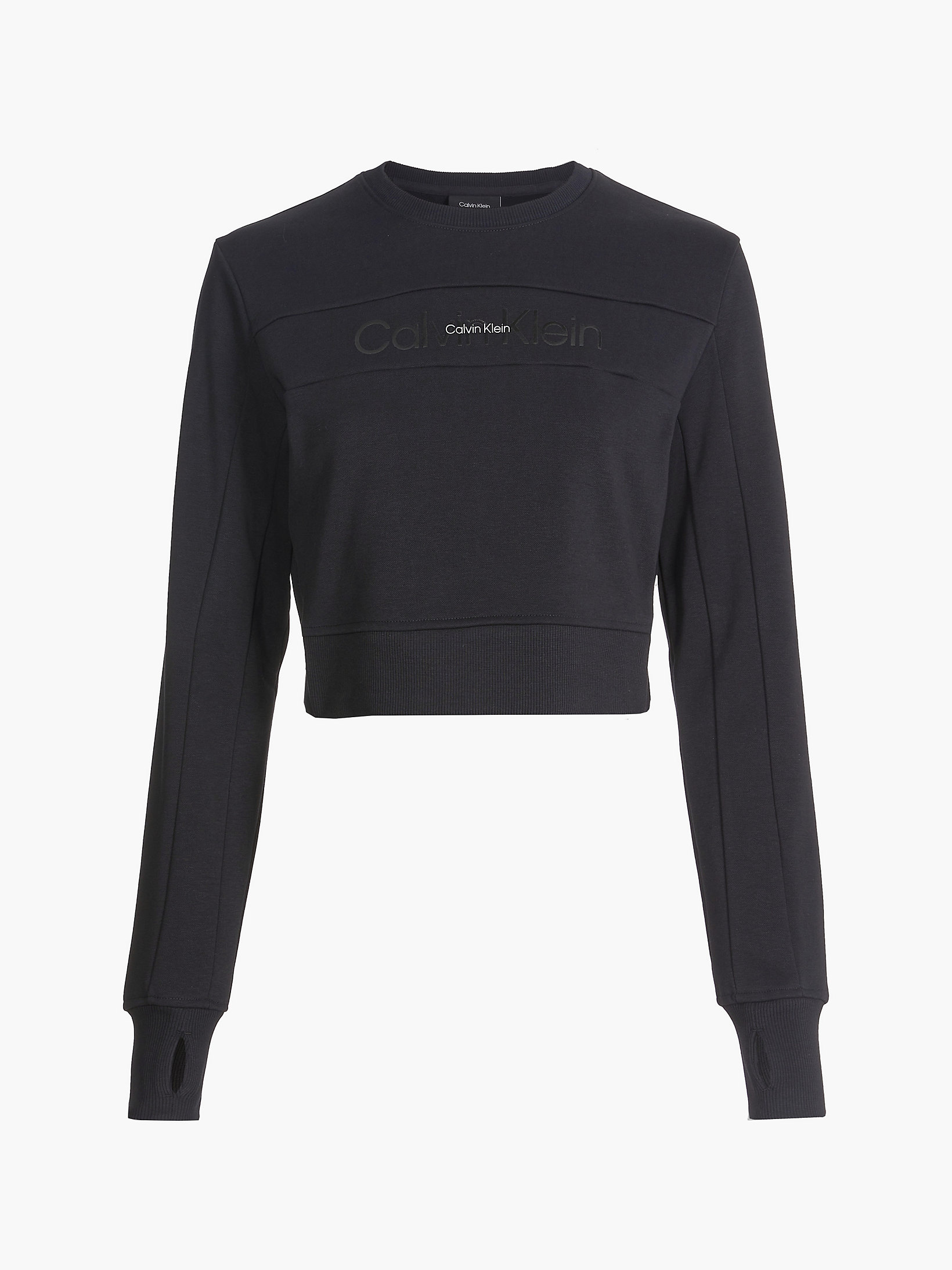 Black Beauty > Cropped Logo-Sweatshirt > undefined Damen - Calvin Klein